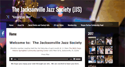 Desktop Screenshot of jacksonvillejazzsociety.org